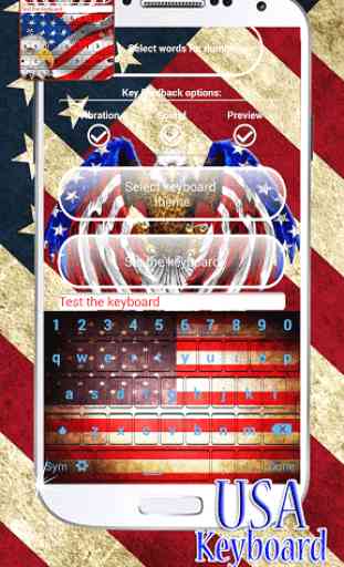 American Flag Keyboard Themes 4