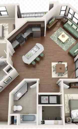 Apartment Floor plan 3