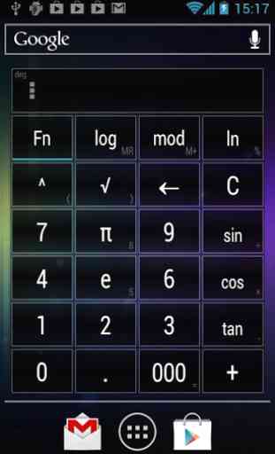 Calculator Widget 10 themes 2