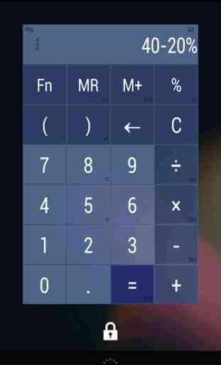 Calculator Widget 10 themes 3