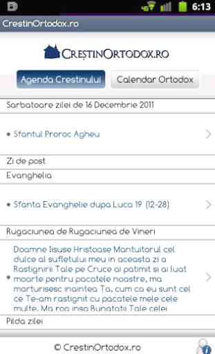 Calendar Ortodox 2