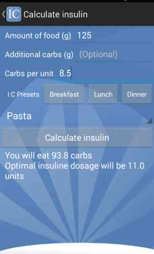 Diabetes Insulin Calculator 3