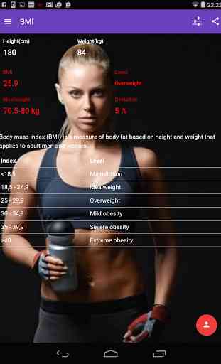 Fitness and calorie 3