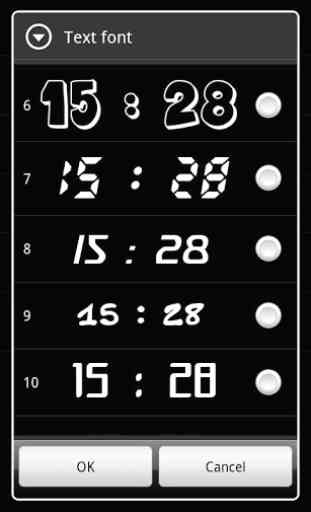 Fullscreen Clock 4
