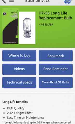GE Auto Bulb Finder 4
