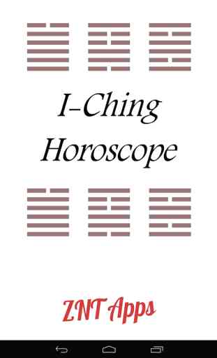 IChing Horoscope 1