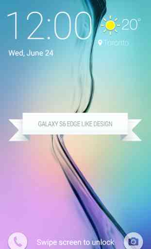 Lock Screen Galaxy S6 Edge NEW 2