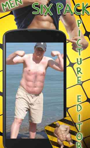 Men Six Pack Picture Editor 2