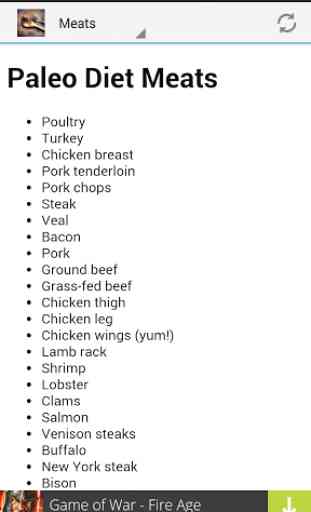 Paleo Diet Food List 2