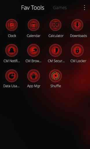 Red Technology 3D Theme 4
