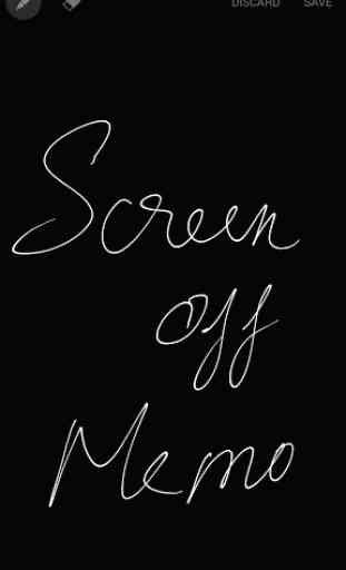 Screen off Memo for Note 4 & 3 1