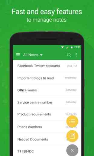 Secure Notes - Note pad 2