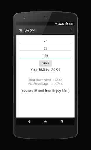 Simple BMI Calculator 2