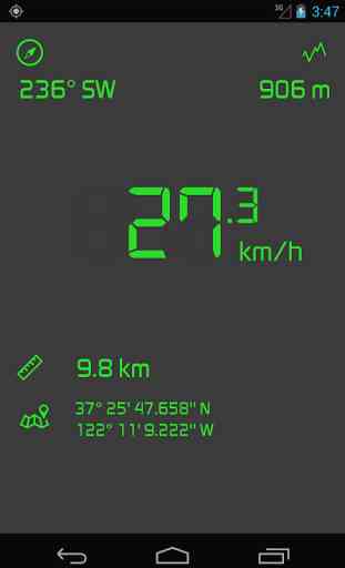 Speedometer GPS digital 3