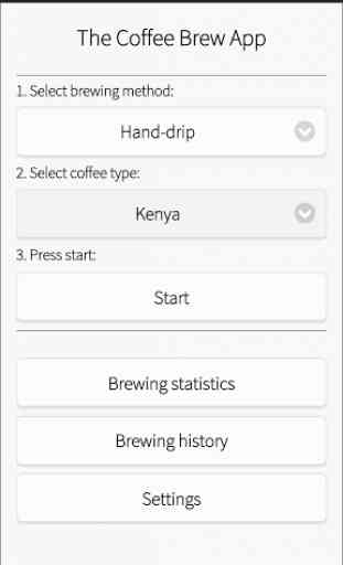 The Coffee Brew App 1