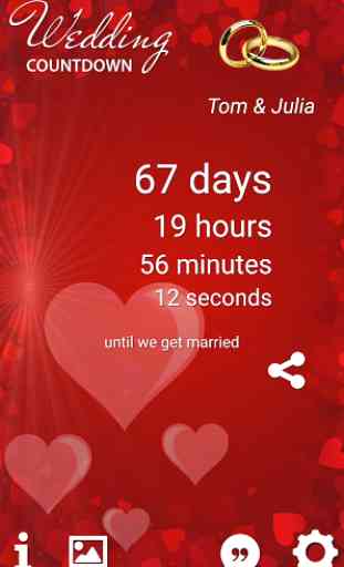 Wedding Countdown & LoveQuotes 1