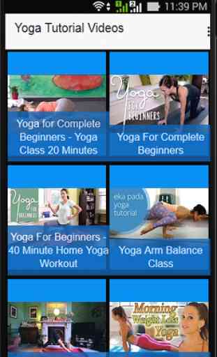 Yoga Tutorial Videos 1