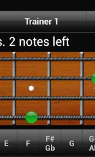Bass Guitar Note Trainer Demo 3