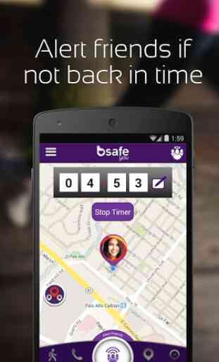bSafe - Personal Safety App 4