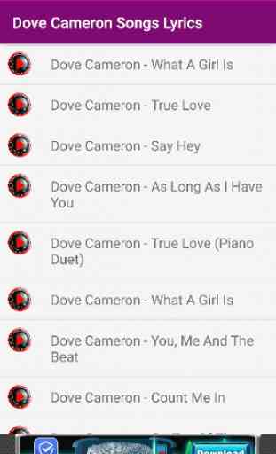 Dove Cameron All Songs 1