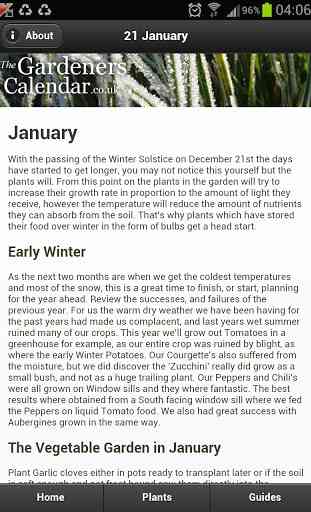 Gardeners Calendar 1