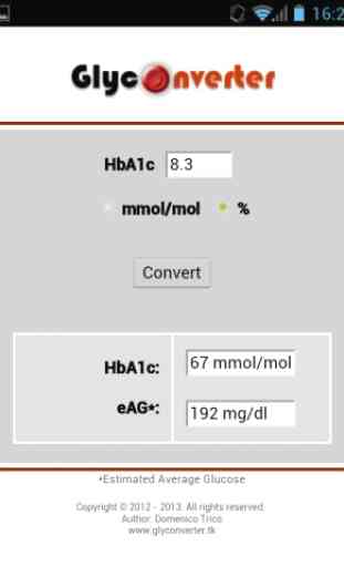 Glyconverter - HbA1c Converter 3