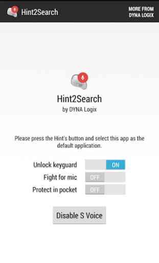 Hint2Search Bluetooth Launch 1