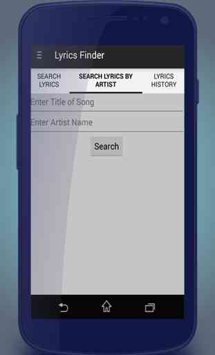Lyrics Finder for Android 3