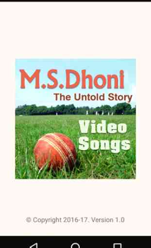 M S DHONI Video Songs 1
