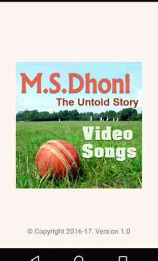 M S DHONI Video Songs 2