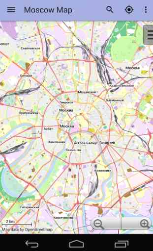 Moscow Offline City Map 1
