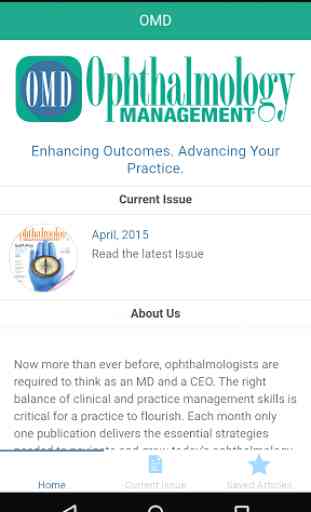 OMD - Ophthalmology Management 1