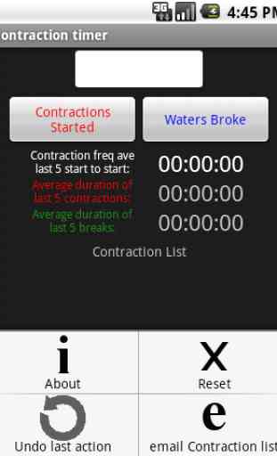 Pregnancy Contraction Timer 1