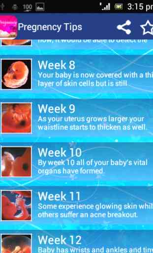 Pregnancy Tips Week by Week 1