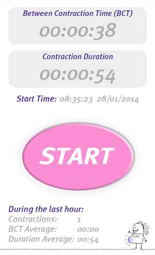 Professional Contraction Timer 3