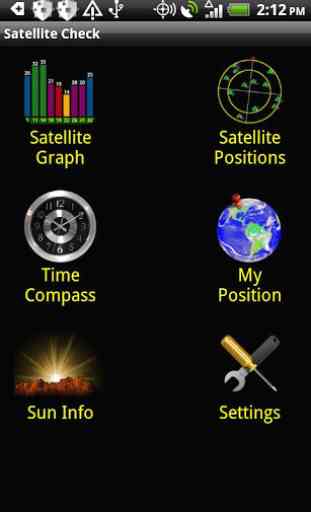 Satellite Check - GPS Status 1