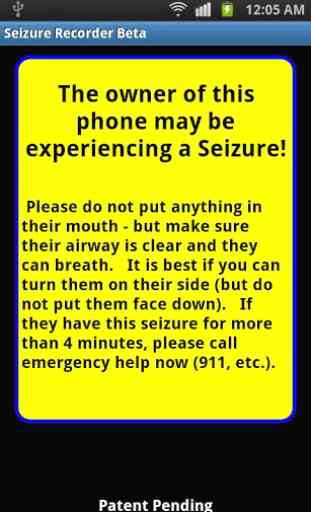 Seizure Alert and Recorder 3