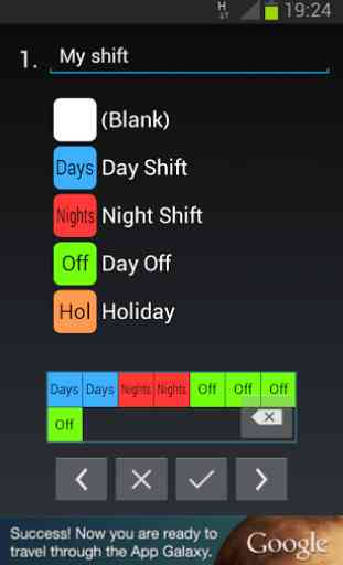 Shift Work Calendar 3