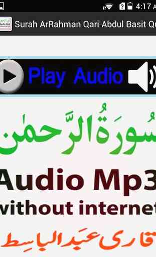 The Surah Rahman Audio Basit 3