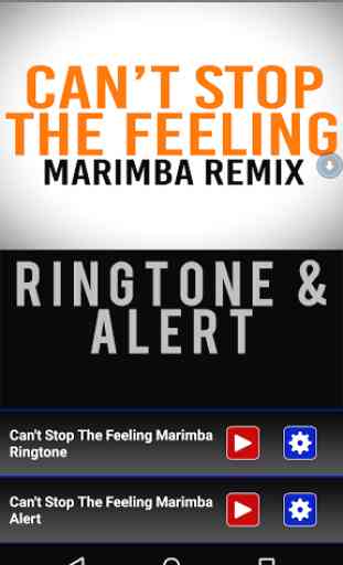Can't Stop The Feeling Marimba 1