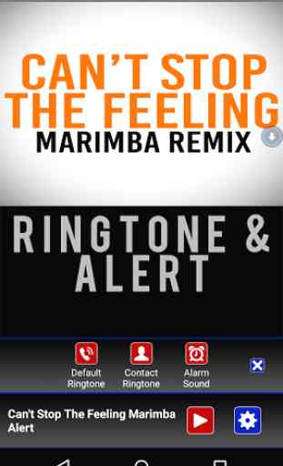 Can't Stop The Feeling Marimba 2