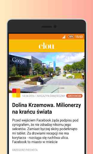 Clou - aplikacja do czytania 2