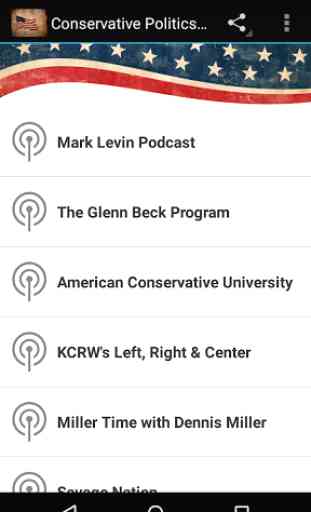 Conservative Politics Podcasts 1