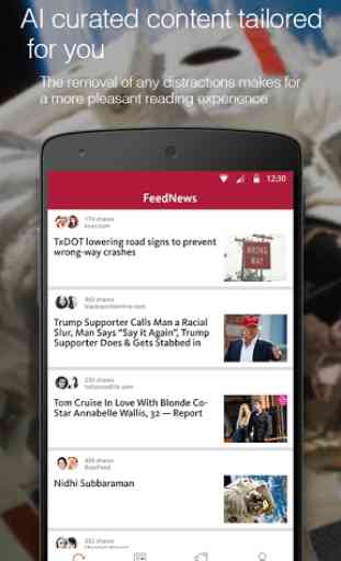 FeedNews: AI curated news app 1