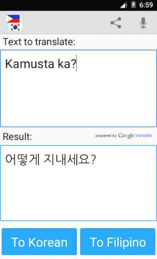 Filipino Korean Translator 1