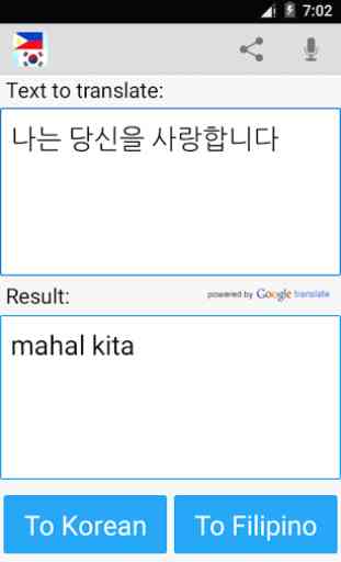 Filipino Korean Translator 3