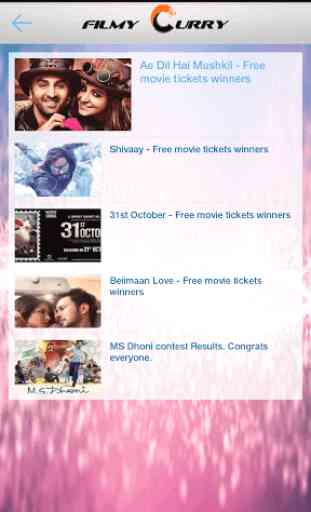 FilmyCurry News & Free tickets 2
