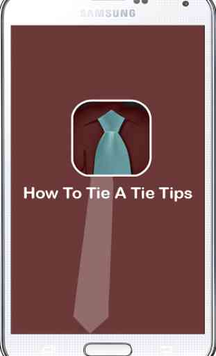 How To Tie A Tie Tips 2