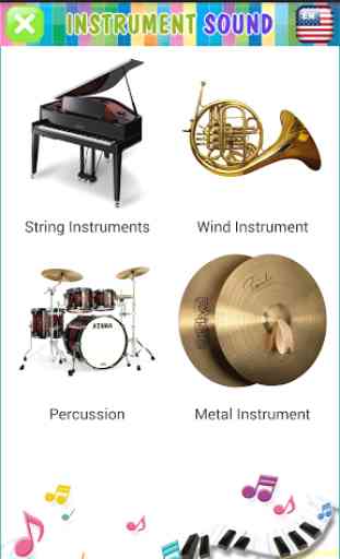 Music instrument sounds World 1
