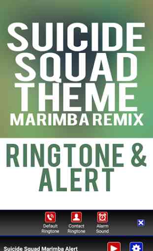 Suicide Squad Marimba Ringtone 3